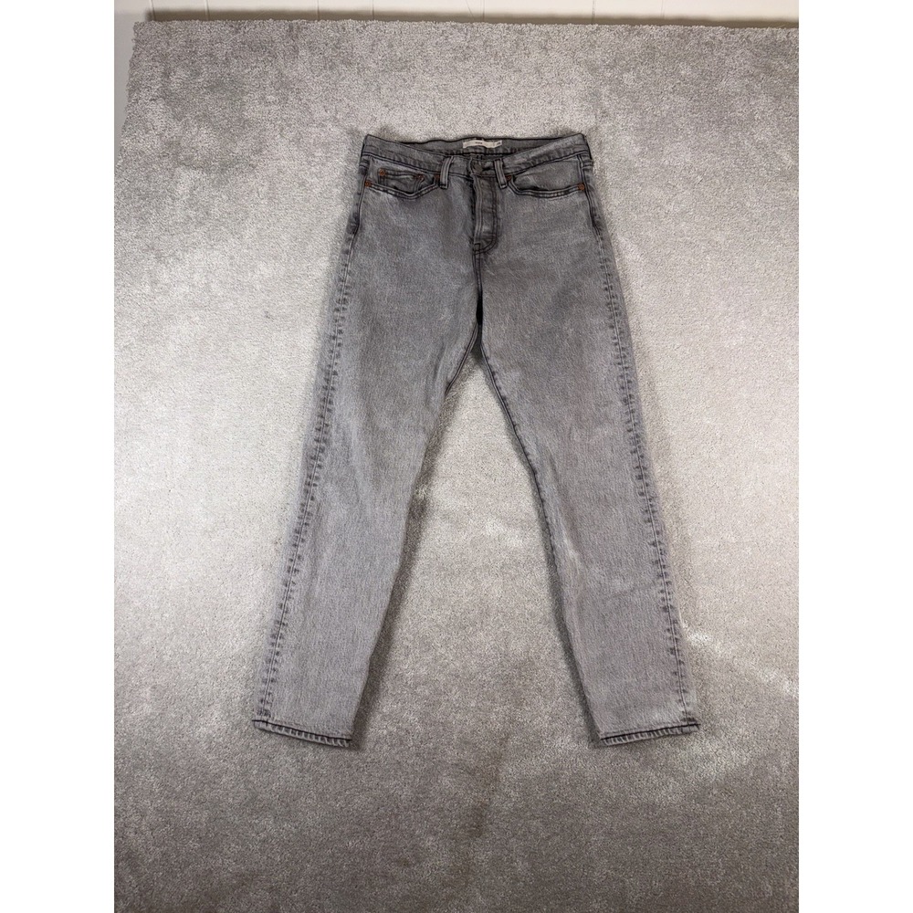 womens levis wedgie‎ jeans gray wash premium denim 28